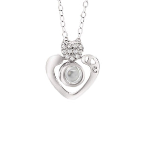 <transcy>Heart with diamonds with a photo of your choice</transcy>